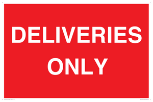 DELIVERIES ONLY